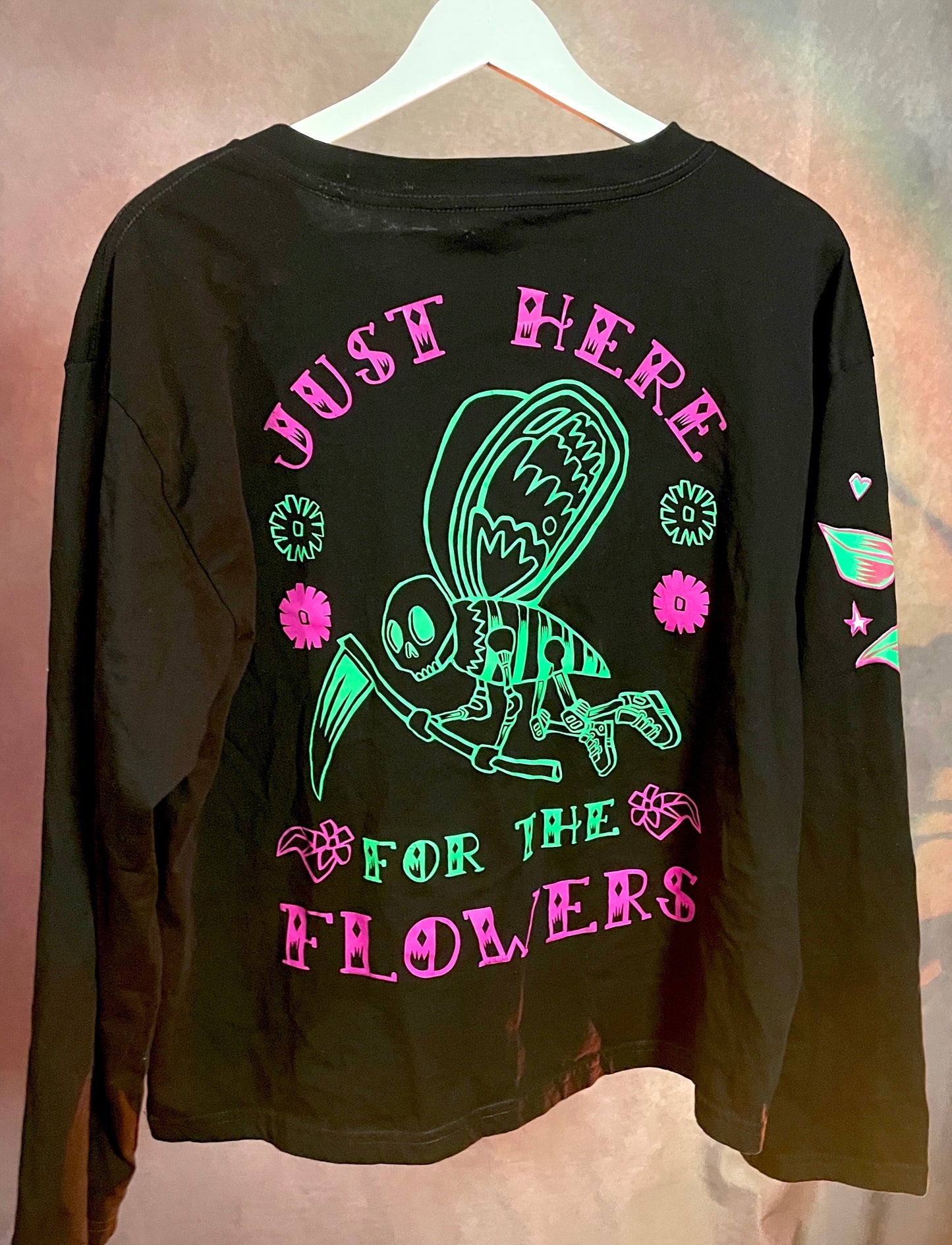 Made to Order Long Sleeve - Fluorescent Flowers