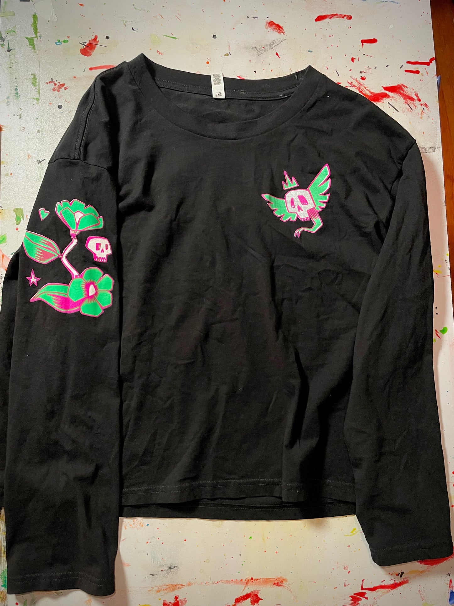 Made to Order Long Sleeve - Fluorescent Flowers